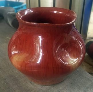 Small Vase with Pinched Sides #168 example 1